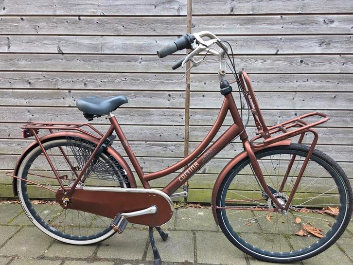 Cortina oma/stations fiets., Fietsen en Brommers, Fietsen | Dames | Omafietsen, Gebruikt, Versnellingen, Ophalen