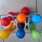 Bowling spel met 6. gekleurde kegels, Kinderen en Baby's, Speelgoed | Educatief en Creatief, Zo goed als nieuw, Ophalen