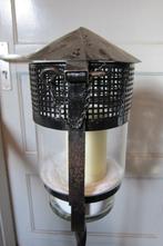 Staande smeedijzeren lantaarn / windlicht kaarsen staander, Ophalen, Metaal, Minder dan 25 cm
