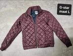 G-Star gewatteerd jack maat L bordeauxrood, Maat 52/54 (L), Ophalen of Verzenden, Zo goed als nieuw, G-Star