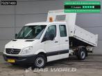 Mercedes Sprinter 310 CDI Kipper Dubbel Cabine Trekhaak Zwaa, Auto's, Euro 5, Stof, Gebruikt, Wit