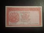 100 dollars Hong Kong vf + 1981, Ophalen of Verzenden, Zuidoost-Azië, Los biljet