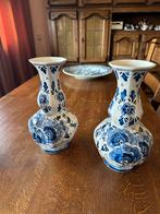 Delfts Blauw Vaasjes - Set van 2, Ophalen, Blauw, Aardewerk of Porselein, Zo goed als nieuw