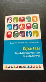 Pabo boek - Rijke taal, Nieuw, Nederlands, Overige niveaus, Anneke Smits; Erna van Koeven