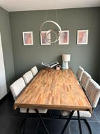 Houten eettafel Eijerkamp, Ophalen, 100 tot 150 cm, 200 cm of meer, Zo goed als nieuw