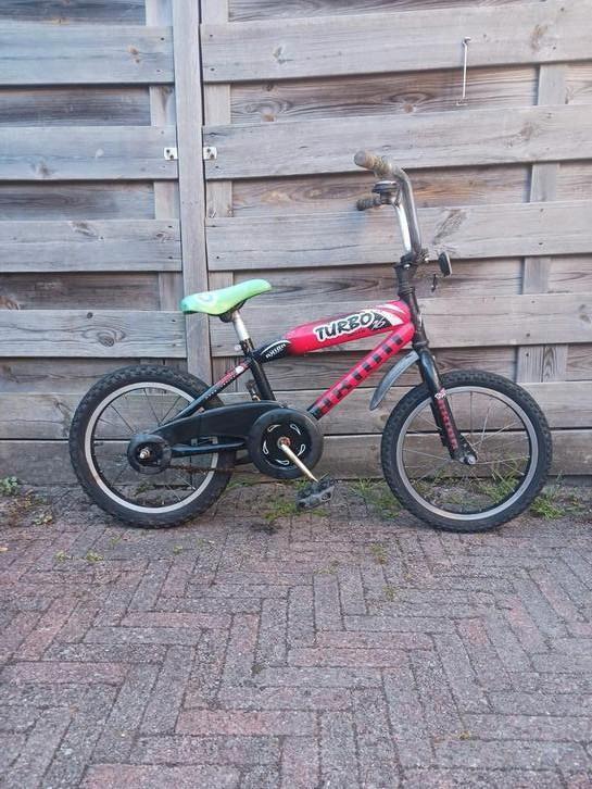 Kinderfiets Crossfiets Axion Turbo 16 inch, Fietsen en Brommers, Fietsen | Crossfietsen en BMX, Zo goed als nieuw, 16 tot 20 inch