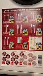 Spaarkaarten bestek vomar, Albert Heijn, Ophalen