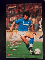 Oude poster Diego Maradona / Napoli, Ophalen of Verzenden, Zo goed als nieuw, Buitenlandse clubs, Poster, Plaatje of Sticker
