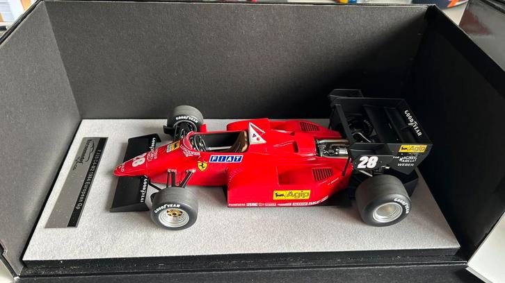 Tecnomodel 1/18 Ferrari 126 C4-M2 European GP 1984 Arnoux, Verzamelen, Automerken, Motoren en Formule 1, Nieuw, Formule 1, Ophalen of Verzenden