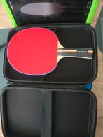 Tafeltennis Batje met Case, Sport en Fitness, Tafeltennis, Ophalen of Verzenden, Nieuw, Net, Batje(s) of Balletje(s)