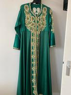 Groene takshita met gouden details maat M/L/XL, Maat 38/40 (M), Ophalen of Verzenden, Zo goed als nieuw, Onder de knie