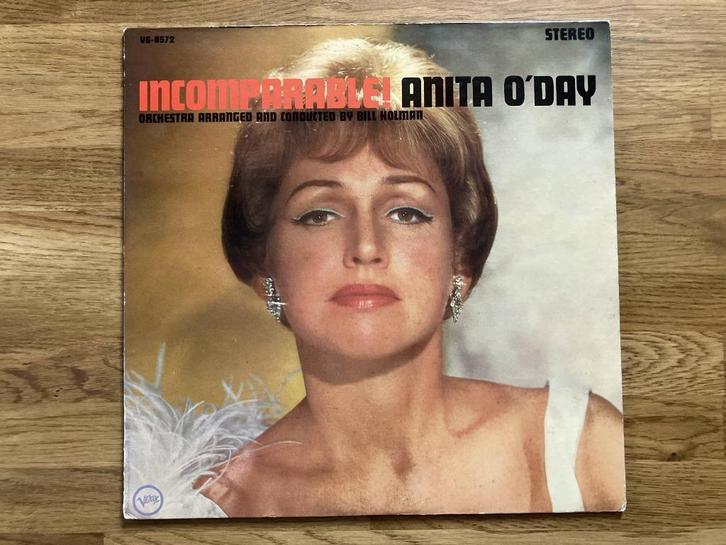 Anita O'Day / Incomparable!, Cd's en Dvd's, Vinyl | Jazz en Blues, Zo goed als nieuw, Jazz, 1980 tot heden, Overige formaten, Verzenden