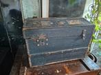 Antieke Reiskist / Hutkoffer voor Trein, Antiek en Kunst, Ophalen