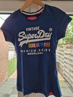 SuperDry shirt., Kleding | Dames, T-shirts, Blauw, Ophalen of Verzenden, Zo goed als nieuw, Korte mouw