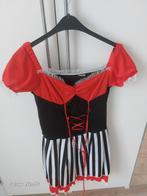 Carnaval dames piraten jurkje, Ophalen of Verzenden, Zo goed als nieuw, Maat 38/40 (M), Carnaval