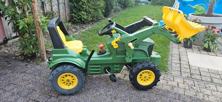 Rolly toys tractor met afneembare frontlader, Kinderen en Baby's, Speelgoed | Buiten | Skelters, Gebruikt, Overige merken, Ophalen