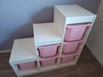 Ikea Trofast kast met roze bakken, Ophalen, Gebruikt, Kast, 105 cm of meer