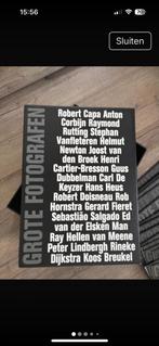 Grote Fotografen - Fotoboek, Boeken, Kunst en Cultuur | Fotografie en Design, Ophalen of Verzenden, Zo goed als nieuw, Fotografen
