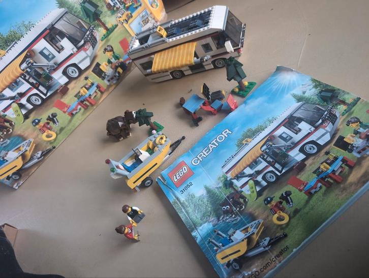 LEGO Creator Vakantie 3-in-1 (Huis, Boot, Camper), Kinderen en Baby's, Speelgoed | Duplo en Lego, Zo goed als nieuw, Lego, Complete set