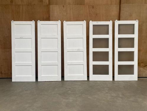 MDF Deuren 5 stuks €125,00 hele set, Doe-het-zelf en Verbouw, Deuren en Horren, Gebruikt, Binnendeur, 200 tot 215 cm, Minder dan 80 cm