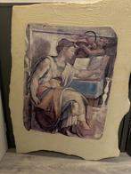 Mondiart Gipsplaat Lezende Vrouw 110x80cm 5683079, Antiek en Kunst, Ophalen of Verzenden