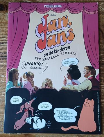 Jan, Jans en de kinderen musical programma boek  beschikbaar voor biedingen