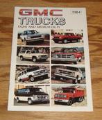 1984 GMC Trucks Jimmy Suburban Caballero Brochure USA, Gelezen, Ophalen of Verzenden