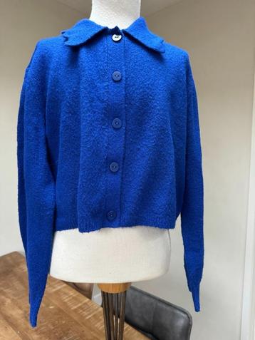 NAME IT korter vest blauw maat 146 / 152 met wol ZP beschikbaar voor biedingen
