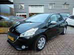 Peugeot 208 (2015) – Topstaat, nieuwe distributieriem + APK, Auto's, Voorwielaandrijving, Metallic lak, Stof, Zwart