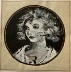 Originele Inkttekening naar Sir Joshua Reynolds, Antiek en Kunst, Ophalen of Verzenden
