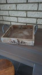 Dienblad, Ophalen of Verzenden, Zo goed als nieuw, Rechthoekig, Hout