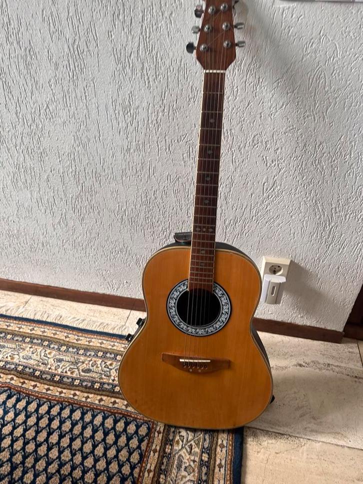 Te koop: elektrisch, akoestische gitaar met extra’s izgs., Muziek en Instrumenten, Snaarinstrumenten | Gitaren | Elektrisch, Zo goed als nieuw