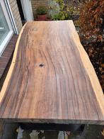 Boomstam tafel, Ophalen of Verzenden, Rechthoekig, Hout