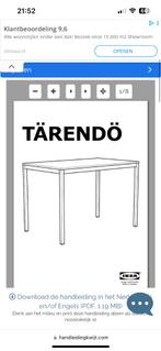 IKEA TÄRENDÖ tafel, Ophalen, 50 tot 100 cm, Zo goed als nieuw, Vier personen