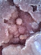 Roze Amethist Plak op Voet - Brazilië 2,4 kilo!, Verzamelen, Mineralen en Fossielen, Ophalen of Verzenden