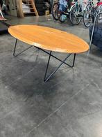 Salon tafel, Ophalen, 100 tot 150 cm, Eikenhout, 50 tot 100 cm