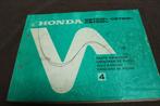 Honda CB750 Fz Fa Fb 1980 DOHC motorcycle parts catalogue, Motoren, Ophalen of Verzenden, Honda