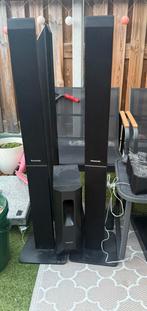 Panasonic Home Cinema set – speakers + subwoofer +versterker, Ophalen, Panasonic, 70 watt of meer, Zo goed als nieuw