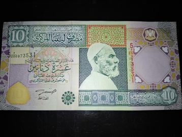 ### Libië 10 dinar 2002 ### beschikbaar voor biedingen