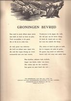 DENDERMONDE, Max- Groningen bevrijd. Rijmprent Abe J.Kuipers, Antiek en Kunst, Ophalen of Verzenden