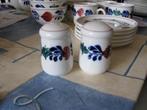 Boerenbont peper + zout stel Boerenbond, Huis en Inrichting, Keuken | Servies, Gebruikt, Overige typen, Ophalen of Verzenden, Aardewerk