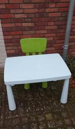 Kinder tafel en stoel, Kinderen en Baby's, Kinderkamer | Tafels en Stoelen, Ophalen of Verzenden, Gebruikt, Tafel(s) en Stoel(en)