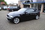 BMW 1-serie Cabrio 118i, LEER, LEES TEKST !, Auto's, 1-Serie, Zwart, Cabriolet, 4 stoelen