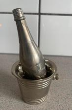 Peper en zoutstel champagnefles met koeler metaal, Ophalen of Verzenden