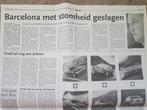Voetbal: Crisis Louis van Gaal bij FC Barcelona (krant 2000), Ophalen of Verzenden, 1980 tot heden, Knipsel(s)