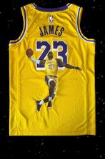 LA Lakers Jersey met handgeschilderde LeBron James, Ophalen of Verzenden, Nieuw, Buitenlandse clubs, Shirt