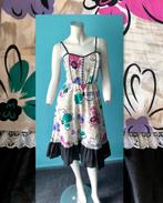 Vintage romantische zomerjurk maat M, Maat 38/40 (M), Overige kleuren, Verzenden, Vintage