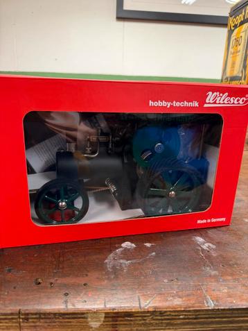 Wilesco stoommachine Stoomtrekker met Kraan - Nieuw in Doos beschikbaar voor biedingen