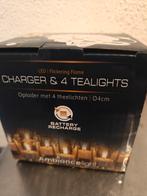 Oplaadbare theelichtjes, Overige materialen, Wit, Nieuw, Ophalen of Verzenden