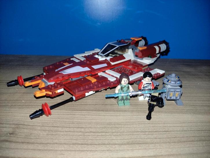 Lego Star Wars 9497 Republic Starfighter + minifiguren, Kinderen en Baby's, Speelgoed | Duplo en Lego, Zo goed als nieuw, Lego